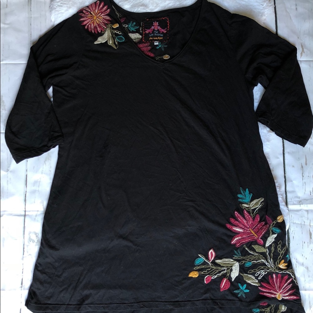 Johnny Was | Floral Embroidered Tunic